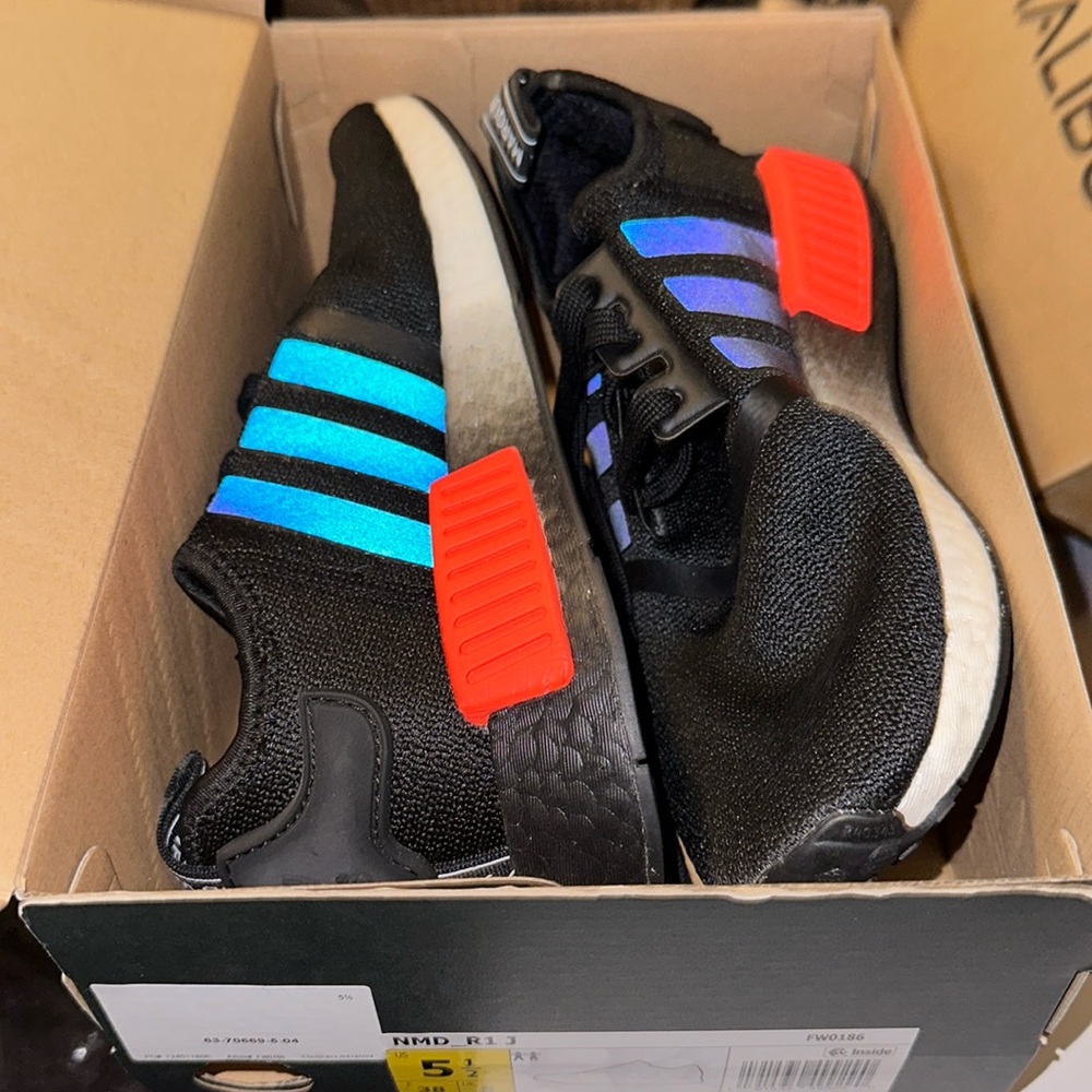Brand new NMDs 5.5 kids size 7 women’s adidas comfortable